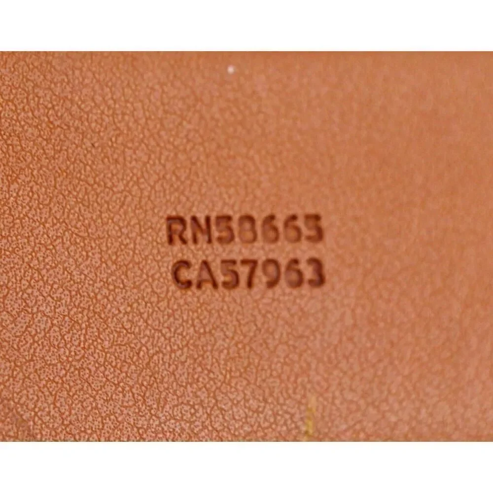 Nordstrom BLACK GENUINE LEATHER 1 3/8